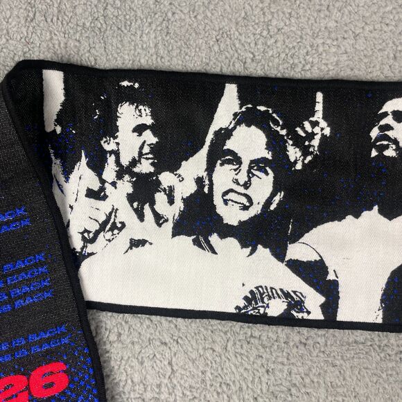 MLS Soccer San Jose Earthquakes Black United The Bay 54x8 Inch Scarf - Picture 3 of 13